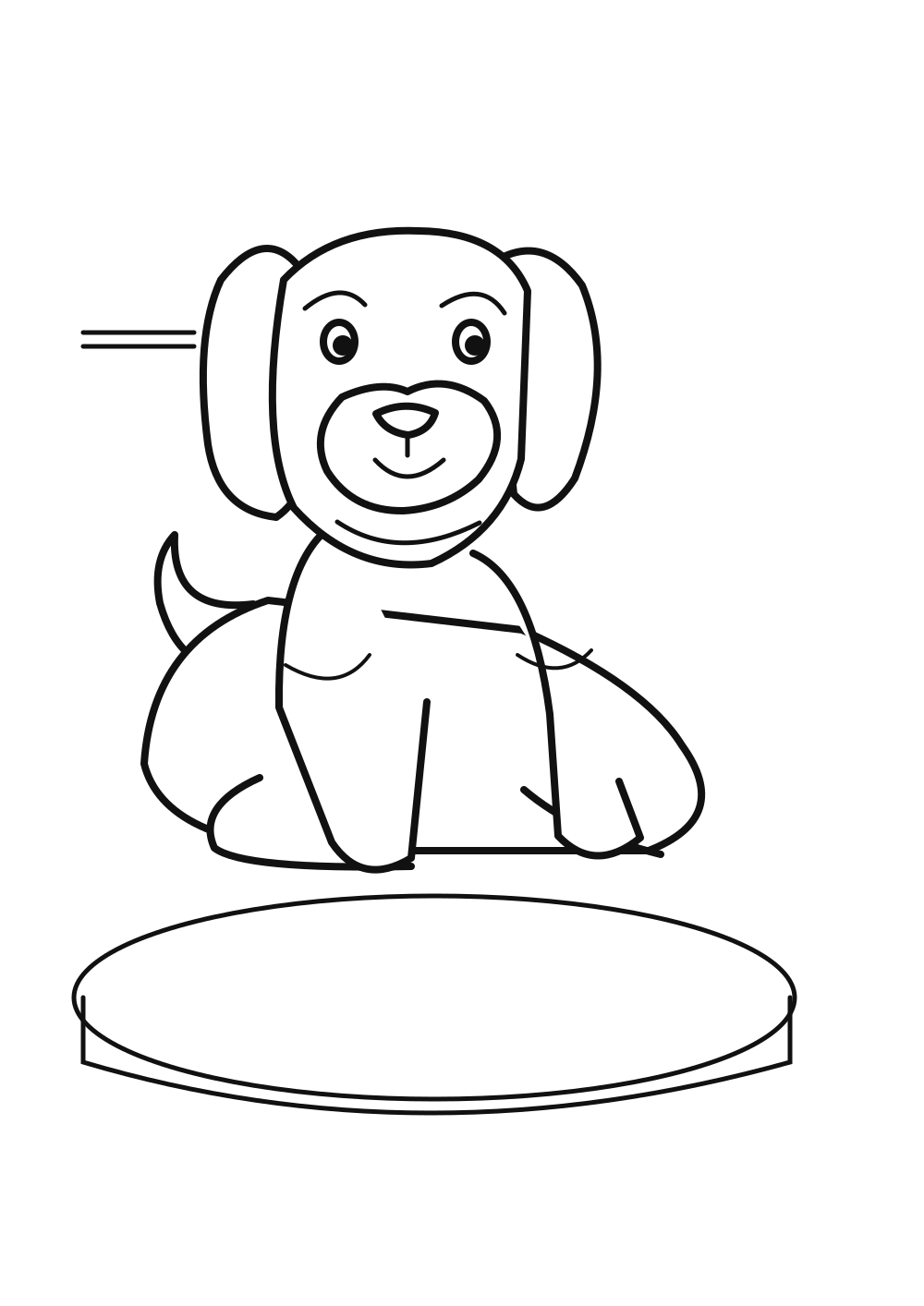 Beagle na legowisku